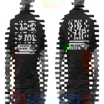 Singer 6-7 Mode Activated Job Title School Work Humor Tank Top Men's Back Print T-Shirt | Mazezy