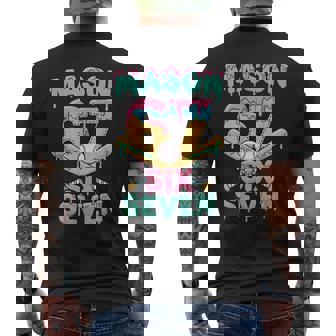 Six Seven Meme Mason Ice Cream Drip Baseball Number 67 Men's T-shirt Back Print | Seseable CA