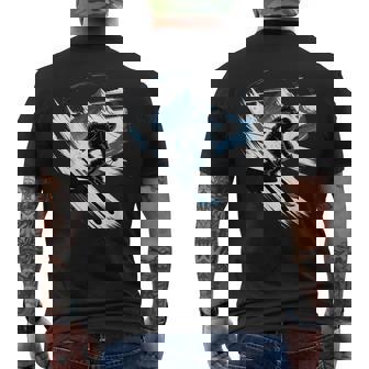 Ski Astronauteport Hiverkier Drôlepaceki T-shirt imprimé au dos - Cadeauxyz