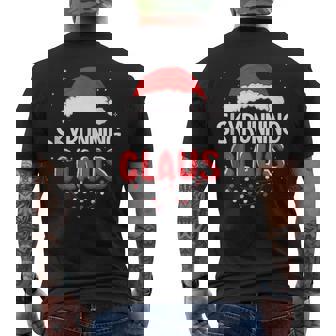 Skyrunning Santa Claus Christmas Matching Costume Tank Top Men's Back Print T-Shirt | Mazezy