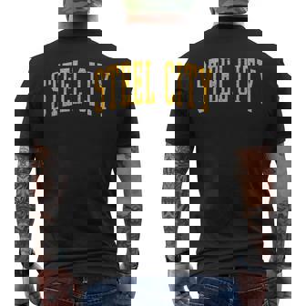 Sl City Vintage Pittsburgh Men's T-shirt Back Print | Mazezy