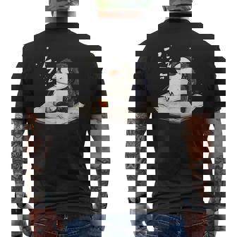 Sleep Penguin Cute Penguin Sleeping Penguin Lover Men's T-shirt Back Print | Seseable UK