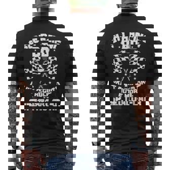 Slot Car Racing RC Car Drag Racing Men's Back Print T-Shirt | Mazezy