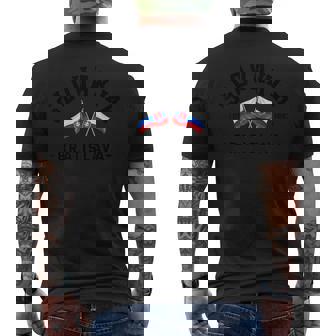 Slovakia Vacation To Slovakia Friend Slovakia Souvenir Men's Back Print T-Shirt | Mazezy