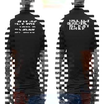 Small Dick Big Heart メンズTシャツ バックプリント - Kawaiitshirt