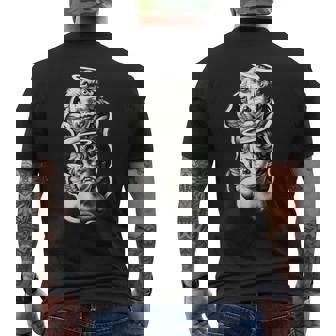 Smile Now Cry Later Baby Angel Cherubs Men's T-shirt Back Print | Seseable CA