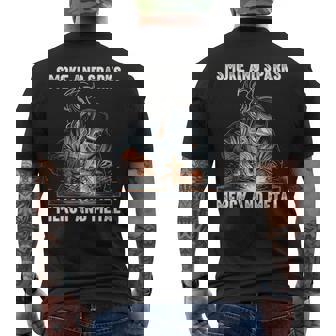 Smoke And Sparks Mercy And Metal Christian Welder Men's Back Print T-Shirt | Mazezy