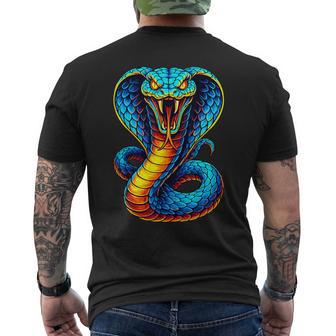 Snake Lover Cobra Men's T-shirt Back Print - Monsterry