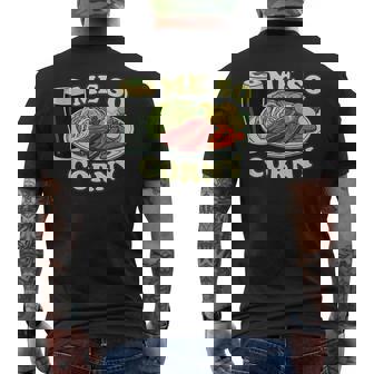 Me So Corny St Patrick's Day Men's T-shirt Back Print - Thegiftio