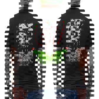 Soccer 67 Six Seven Gen Alpha Meme Drip Christmas Men's Back Print T-Shirt | Mazezy