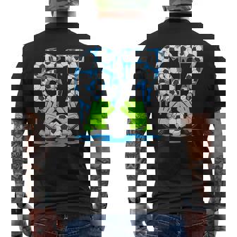 Soccer 67 Six Seven Gen Alpha Meme Drip 67 Ice Cream Drip Men's Back Print T-Shirt | Mazezy