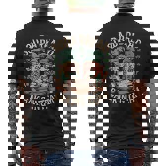 Soda Bread Baking Team Cute Irish Elf Shamrocks Men's Back Print T-Shirt | Mazezy