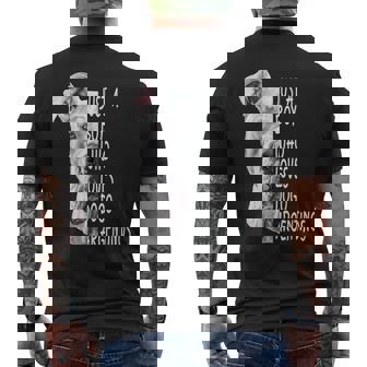 Solo Un Chico Que Ama Dogo Argentino Camiseta Hombre Estampado Espalda - Regaloses