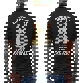 Somebunny Loves Soap Making Cute Easter Bunny Soap Maker Tank Top Men's Back Print T-Shirt | Mazezy