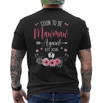 Soon To Be Mawmaw Again Est 2026 Men's T-shirt Back Print - Thegiftio UK