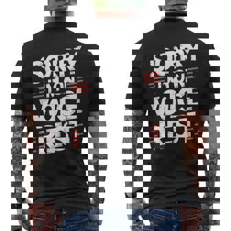 Sorry I'm Onoice Rest ボーカル合唱団の歌手休憩 メンズTシャツ バックプリント - Kawaiitshirt