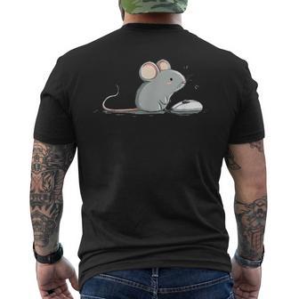 Souris Amusante Pour Animaux De Compagnie Avecouris De Jeu Pour Les Amateurs De Pc T-shirt imprimé au dos - Cadeauxyz