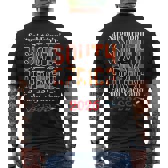 South Africa Family Vacation 2026 Straight Trippin Travel Men's Back Print T-Shirt | Mazezy