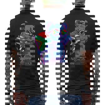 South Africa Koala South African Roots South African Flag Men's Back Print T-Shirt | Mazezy