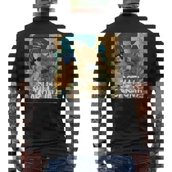 South Carolina Graphic Costume For Nature And Birds Men's Back Print T-Shirt | Mazezy