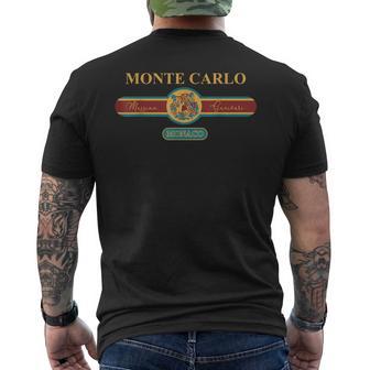 Souvenir Deacances Monte Carlo Monaco T-shirt imprimé au dos - Cadeauxyz