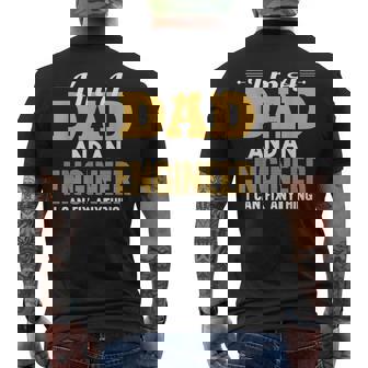 Soy Papá E Ingeniero Puedo Arreglar Cualquier Cosa Camiseta Hombre Estampado Espalda - Regaloses