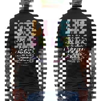 Special Ed SPED Appreciation Matters Life Skills Teacher Men's Back Print T-Shirt | Mazezy