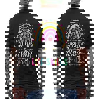 Sped Special Education First Day Life Skills Teacher Men's Back Print T-Shirt | Mazezy