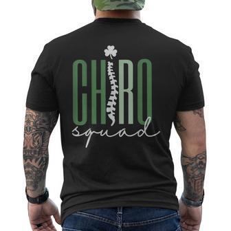 Spine Chiropractor St Patrick Day Chiropractic Chiropr Men's T-shirt Back Print | Mazezy