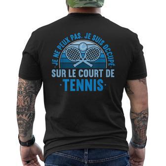Sport Joueur Tennis Drôle Cadeau Humour Tennis T-shirt imprimé au dos - Cadeauxyz