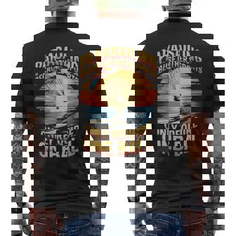 Sports Require One Ball Parasailer Paragliding Parasailing Men's Back Print T-Shirt | Mazezy