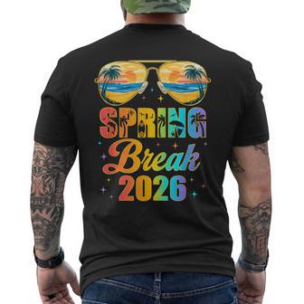 Spring Break 2026 Friends Family Matching Vacation Graphic Men's T-shirt Back Print - Thegiftio