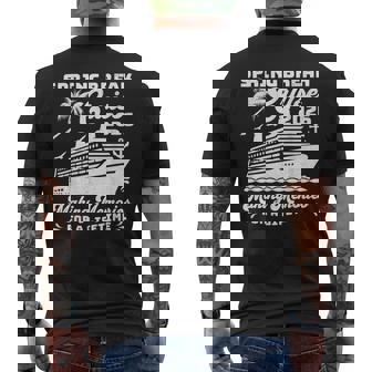 Spring Break Cruise 2026 Matching Family Group Vacation Trip Men's T-shirt Back Print - Thegiftio