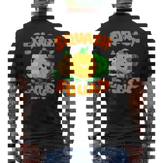 Squash Squad Cute Autumn Fall Pumpkin Butternut Party Tank Top Men's Back Print T-Shirt | Mazezy