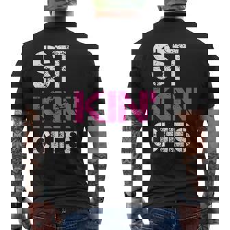 St Kin Ches Couple Best Fuckin' Bitches On Back Men's T-shirt Back Print - Monsterry