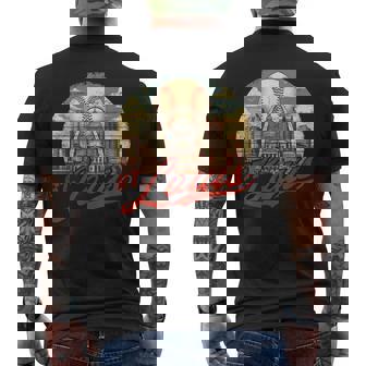 St Louis Retro Baseball Lover Met At Game Day Men's T-shirt Back Print - Thegiftio