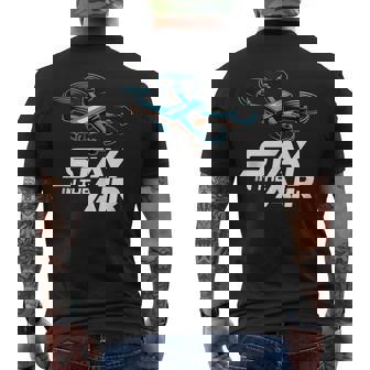 Stay In The Air FPV Drone Freestyle Pilot Tank Top Men's Back Print T-Shirt | Mazezy