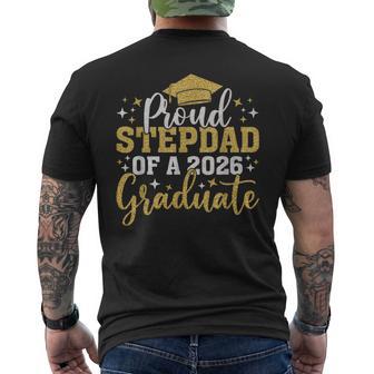Stepdad Senior 2026 Proud Of A Class Of 2026 Graduate Men's T-shirt Back Print | Mazezy