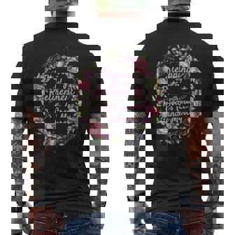 Stepping Into My Retirement With God's Grace And Mercy Men's T-shirt Back Print - Monsterry