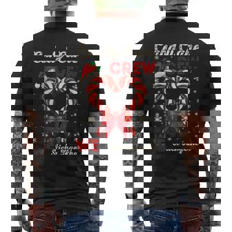 We Stick Together Candy Cane Family Matching Pj Men's T-shirt Back Print - Thegiftio