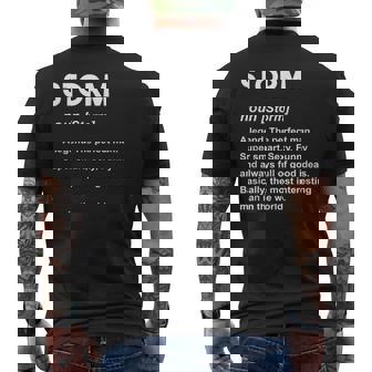 Storm ネームシャツ メンズTシャツ バックプリント - Kawaiitshirt