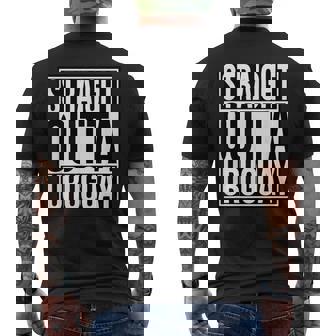 Straight Outta Uruguay Men's Back Print T-Shirt | Mazezy