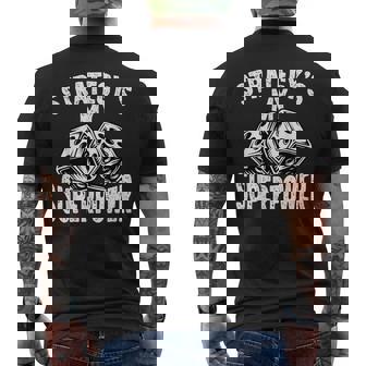 Strategy’s My Superpower Dice Board Game Men's Back Print T-Shirt | Mazezy