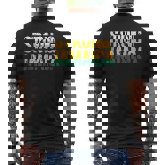 Strong Jamaica I Stand With Jamaican Tank Top Men's Back Print T-Shirt | Mazezy