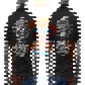 Summeribes テディベア 完璧な夏プリント メンズTシャツ バックプリント - Kawaiitshirt