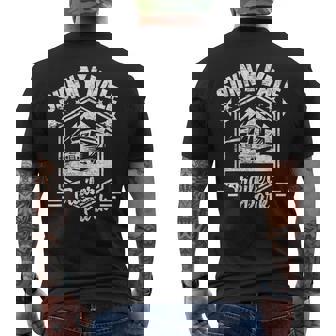 Sunnyvale トレーラーパーク メンズTシャツ バックプリント - Kawaiitshirt