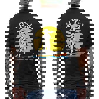 Sup Bud Sport Tee Cool Water Paddleboarding Workout Tank Top Men's Back Print T-Shirt | Mazezy