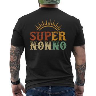 Super Nonno Retroupernonno Festa Del Papà Regalo Per Nonno T-shirt da uomo con stampa posteriore - Novitaregali
