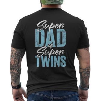Super Papà Diuper Twins Twin Dad T-shirt da uomo con stampa posteriore - Novitaregali