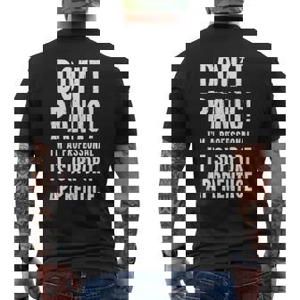 IT Support Apprentice Tank Top Men's Back Print T-Shirt | Mazezy